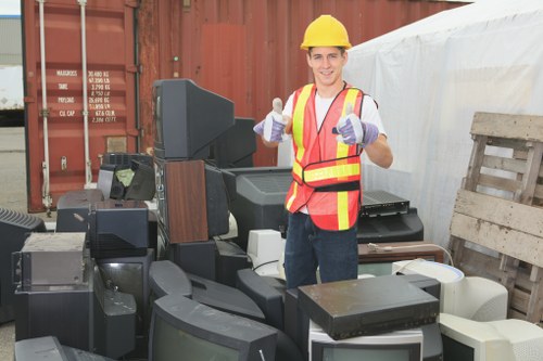 Erith town with clean streets symbolizing effective waste removal