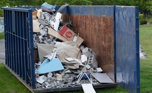 Commercial waste removal services in Erith